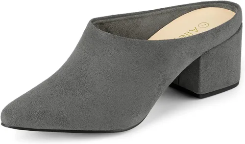 Vista 10 de Allegra K Sandalias de tacón de bloque para mujer Beige