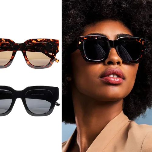 Vista 5 de Prive Revaux The New Yorker Square - Gafas de sol polarizadas hechas a mano con 100% protección UV, para mujer