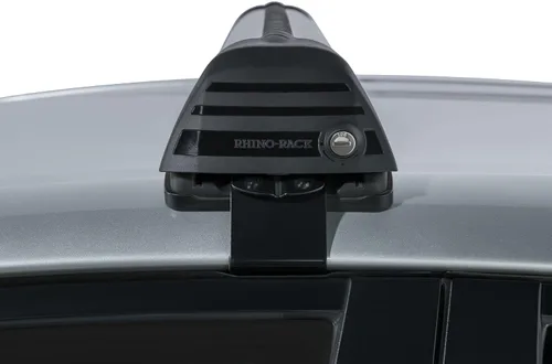 Vista 5 de Kit completo de portaequipajes de techo compatible con Ford F150 de 2 puertas Super Cab 2015 a 2020 con 2 barras Vortex montaje empotrado sin
