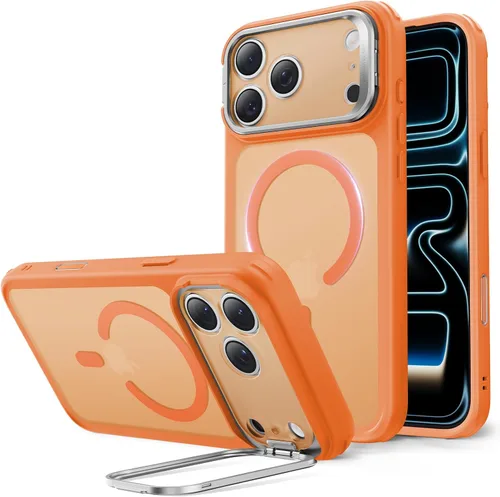Vista 24 de ESR Funda para iPhone Air con soporte de almacenamiento, compatible con MagSafe, protección contra caídas de grado militar, funda magnética
