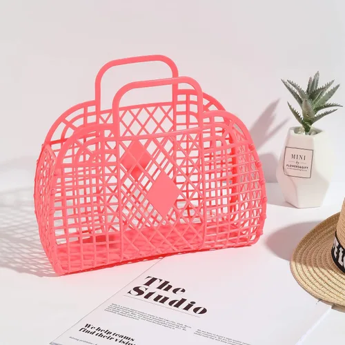 Vista 5 de Girls Jelly Purse, Womens Plastic Tote Bag, Jelly Bag Purse For Little Girls