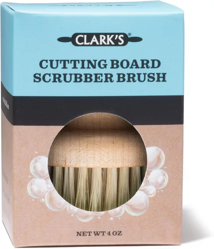 Vista 7 de CLARK'S Cepillo de jabón y exfoliante para tabla de cortar de Limpia tus tablas de cocina, cuencos, encimeras y utensilios de forma natural A base
