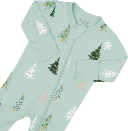 Vista 114 de KYTE BABY Pies unisex con cierre de cremallera, rayón hecho de bambú, 0-24 meses