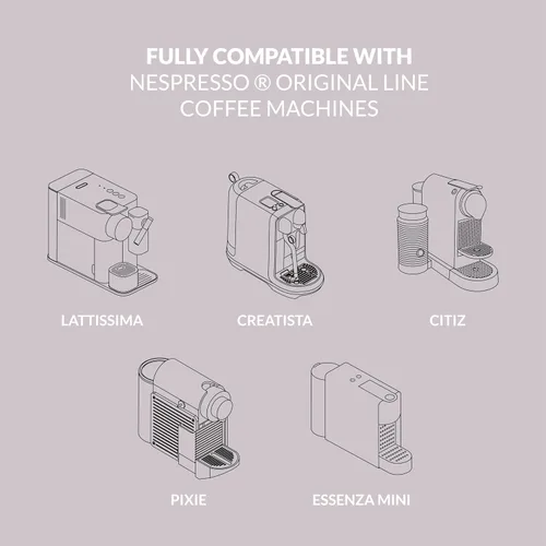 Vista 2 de Cellini Caffè - Cápsulas Nespresso de aluminio variadas variadas, 8 sabores italianos distintivos, 100% compatible con máquina Nespresso original