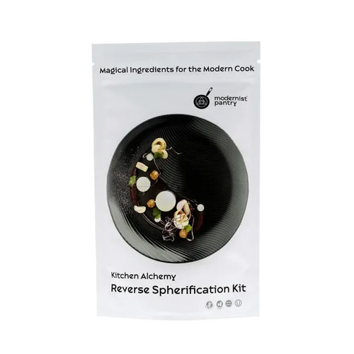 Vista 2 de Kit de esferificación inversa [gastronomía molecular] Ingredientes veganos OU Kosher sin OMG sin gluten certificados