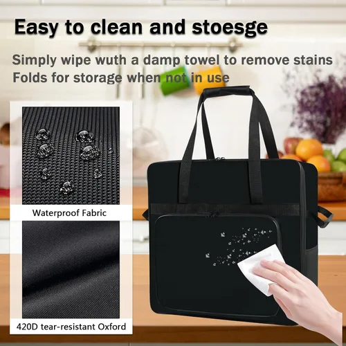 Vista 5 de Bolsa de transporte para máquina Ninja SLUSHi Slushie, portátil para exteriores, fabricante de bebidas congeladas, bolsa de viaje, diseño