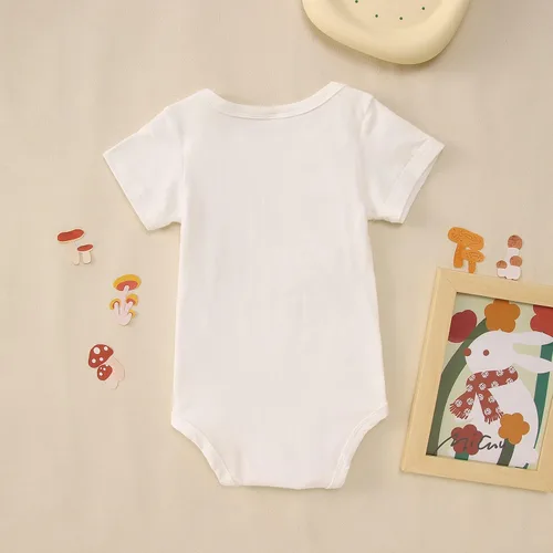 Vista 4 de Ritatte Mameluco para bebé recién nacido, niña, niño, tías divertidas para apretar, unisex, ropa de hongos limón de 0 a 12 meses