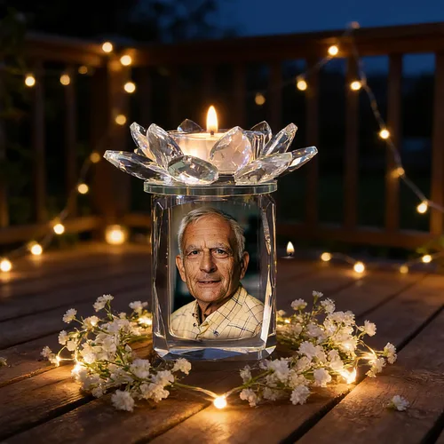 Vista 9 de Urnas de recuerdo para cenizas humanas, urnas pequeñas de cristal, urna de recuerdo de cremación para fotos con velas compartidas cenizas, mini urna