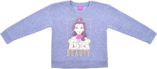 Vista 3 de Disney Princess - Conjunto de 2 piezas con capucha y camisa de manga larga para niñas y niños pequeños, Gris