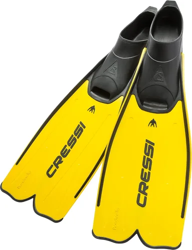 Vista 5 de Cressi Aletas de bolsillo de pie completo para esnórquel para adultos, buen empuje, aleta ligera, Rondinella: diseñadas y fabricadas en Italia