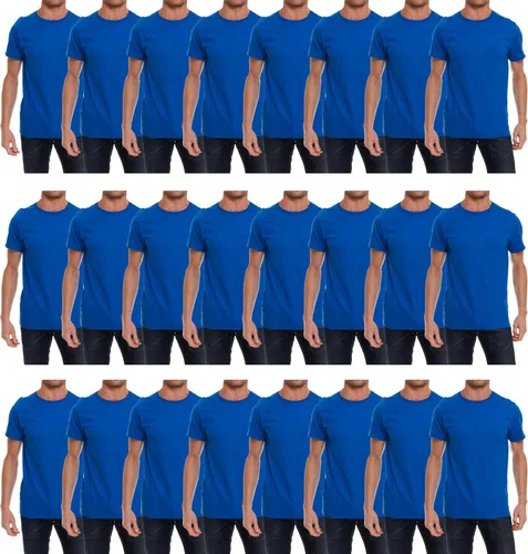 Vista 9 de SOCKS'NBULK Camisetas de manga corta con cuello redondo de algodón para Paquete de 12 variados.