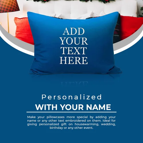 Vista 4 de Personalized Passion Fundas de almohada de tamaño estándar (20 x 26 pulgadas), fundas de almohada estándar con cierre de sobre suaves y acogedoras