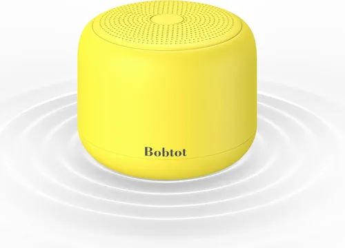 Vista 9 de Bobtot Altavoces Bluetooth portátiles con correa mini habla, negro