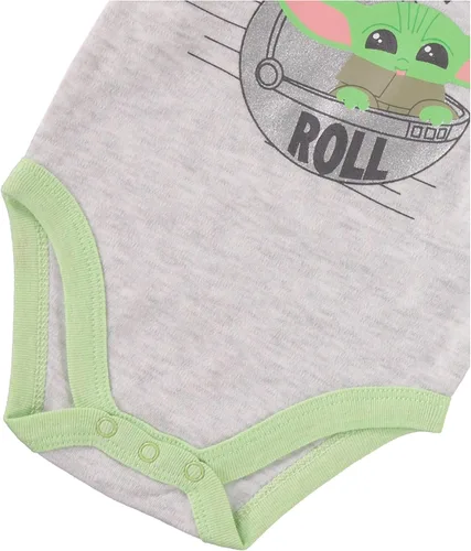 Vista 5 de STAR WARS Baby Yoda - Body de manga larga para niño (3 piezas)