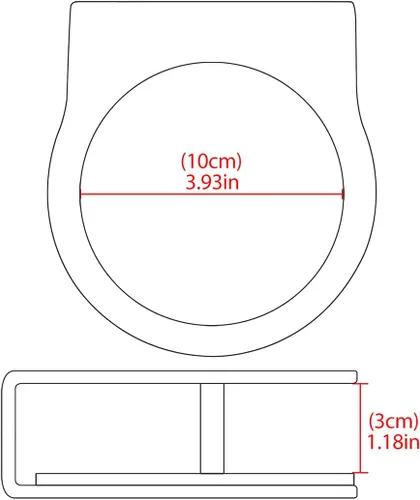 Vista 4 de Geekria Soporte de pared acrílico compatible con Echo Dot (3ª generación) altavoz inteligente con reloj LED y Alexa, soporte de altavoz estable