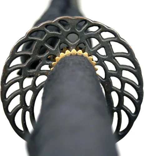 Vista 2 de Ace Martial Arts Supply Espada katana de práctica Iaito de acero al carbono sin afilar