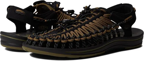 Vista 21 de KEEN Sandalias clásicas Uneek de dos cuerdas para hombre Timberwolf/Plaza Taupe