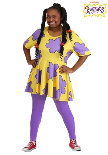 Vista 5 de Disfraz de Susie de Rugrats de Nickelodeon Talla Plus para Mujer Multicolor
