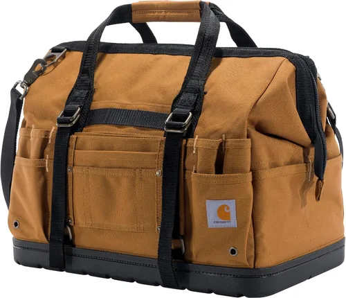 Vista 9 de Carhartt Onsite - Bolsa de herramientas, duradera, resistente al agua, bolsa de almacenamiento de herramientas, pesada con base moldeada, 16