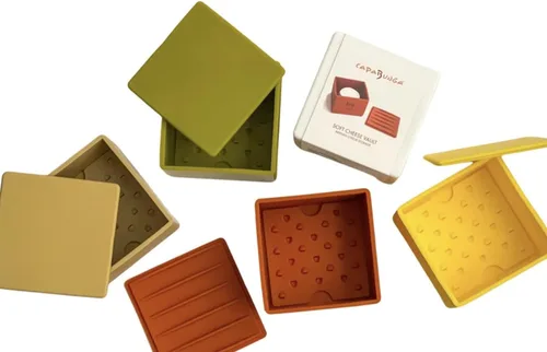 Vista 2 de CapaBunga Bóveda de queso suave – Contenedor reutilizable de almacenamiento de queso artesanal para refrigerador – Contenedor de queso de silicona