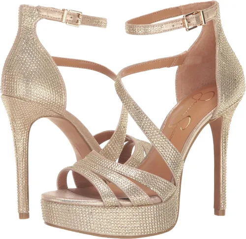 Vista 7 de Jessica Simpson Sandalias de plataforma con correa de tobillo Shyremin para mujer