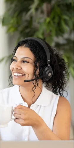 Vista 2 de CA Essential Auriculares Bluetooth (HS-2000BT): auriculares inalámbricos profesionales optimizados para plataformas UC, tecnología ANC y ENC que