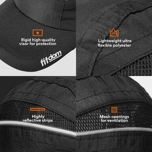 Vista 3 de Gorra deportiva ligera para hombres y mujeres, talla única incluso con un cola de caballo, Gorro para toda temporada con tecnología de secado rápido