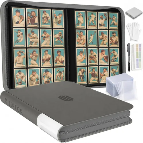 Vista 14 de Carpeta Top Loader con 9 bolsillos, capacidad para 288 cargadores Negro - 288 cartas - 9 Pokects