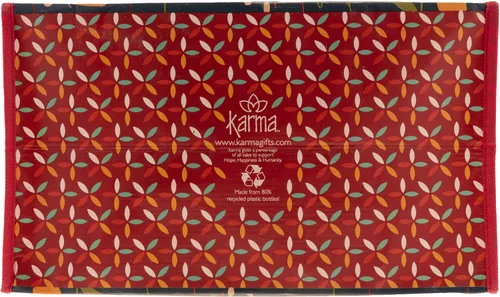 Vista 3 de Karma Bolsas de regalo reutilizables, bolsas de regalo con asas, perfectas para regalos de cumpleaños y fiestas, RPET 1 hongo grande (paquete de 2)