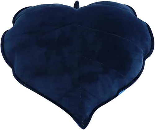Vista 9 de Almohada decorativa 3D con hojas de felpa mullidas para sofá y sala de estar, 20 pulgadas (gris oscuro)