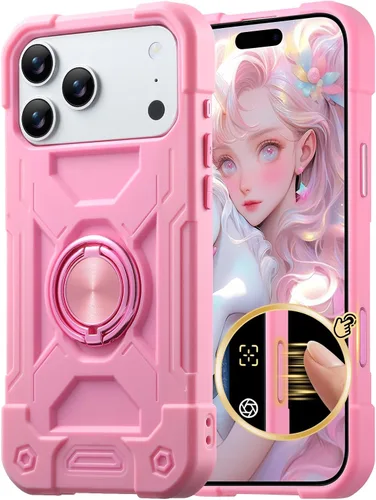 Vista 83 de Dteck Funda para iPhone 16 de 6.1 pulgadas 2024, funda de piel sintética con cierre de botón magnético, ranuras para tarjetas de crédito, función