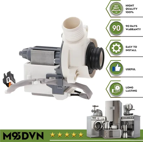 Vista 6 de Reemplazo de la bomba de drenaje para HotPoint HTW200ASK0WW HTW240ASK6WS HTW200ASK1WW HTW200ASK2WW HTW240ASK4WS HTW200ASK3WW HTW200ASK4WW
