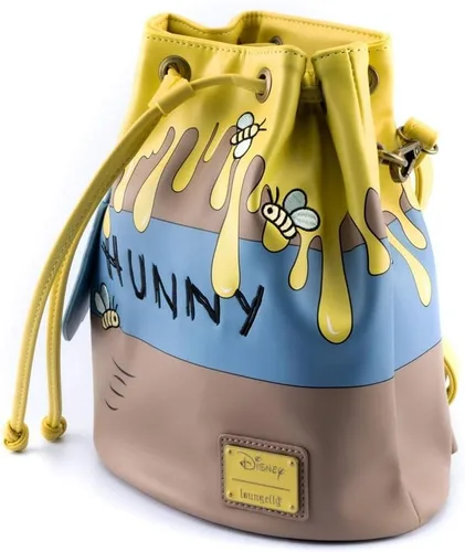 Vista 6 de Loungefly Disney Winnie the Poof 95th Anniversary Honey Pot - Bolso convertible para mujer, Multi