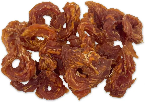 Vista 9 de Pet 'n Shape Chik 'n Rings - Golosinas de carne seca para perros, 8 onzas