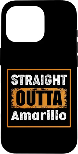 Vista 20 de Straight Outta Amarillo Texas USA Retro Distressed Vintage Case for iPhone 17