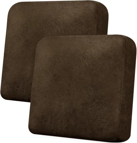 Vista 138 de Funda de cojín para sofá con aspecto de cuero, 1 unidad, elástica, para sala de estar, funda de cojín individual para sofá, protector de asiento