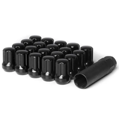 Vista 7 de Circuit Performance Spline Drive Tuner Bellota Tuercas de llanta de acero forjado negro 14x1.5 (20 piezas + herramienta) compatible con Dodge
