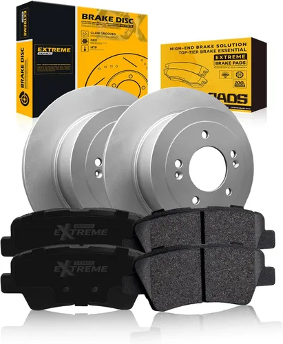 Vista 19 de TOVASTY Kit de freno trasero E-Coated para Honda Civic 2006-2015