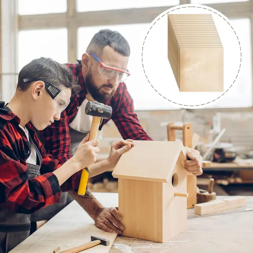 Vista 6 de Juexica 1 Pcs 6 mm Birch Plywood 12 x 12 in Craft Wood Unfinished Plywood Sheets for DIY Projects Wood Engraving Burning Drawing Painting Laser