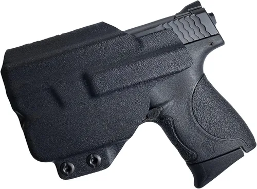 Vista 2 de Dentro de la funda para cinturón de cintura se adapta a SW MP Shield Plus con TLR-6