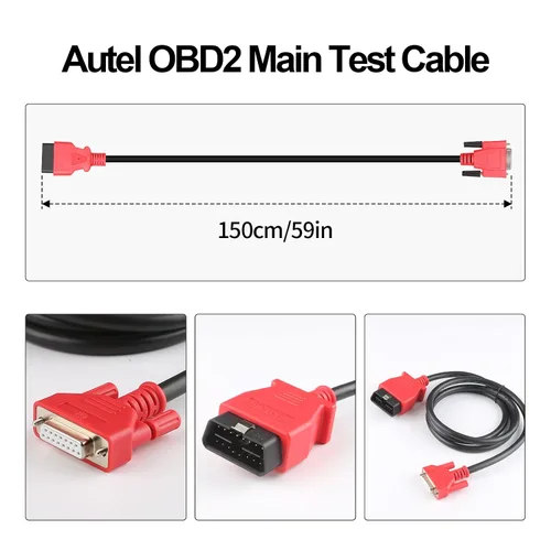 Vista 3 de Autel Cable de prueba principal OBD2 MaxiSys MS908/Mini MS905/DS808/MK808/MP808/MP808K