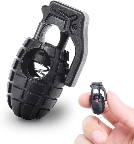 Vista 7 de CooBigo Plastic Cord Locks for Paracord Drawstring Clip, Spring Toggle Cord Stopper Sweatpant Hat Gloves Hoodie String Lock