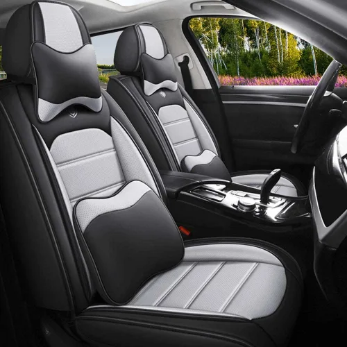 Vista 13 de Funda de asiento de cuero para Mazda CX-3 2016-2021, accesorios interiores, fundas de asiento, cojín protector de vehículo, compatible con bolsa