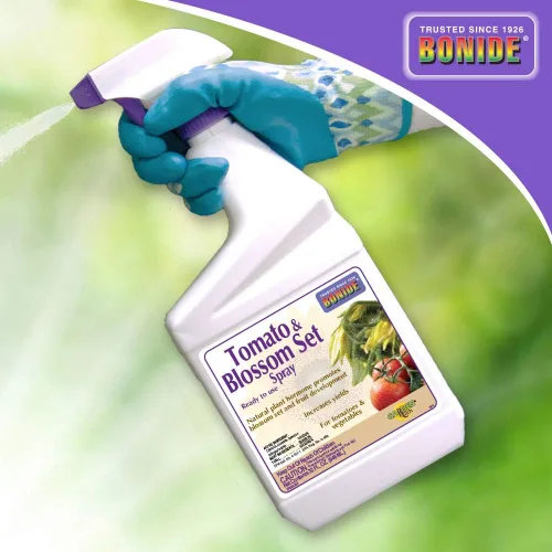 Vista 3 de Bonide Chemical RTU Tomato and Blossom Set Spray hormonas para tomates y vegetales, 32 onzas