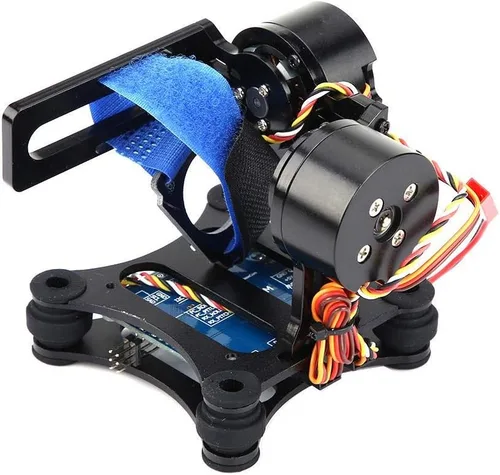 Vista 6 de Gimbal sin escobillas BGC 2 2 estabilizador para 3 3+4 cámaras 3-Axis Drone Gimbal con marco de aleación de aluminio CNC
