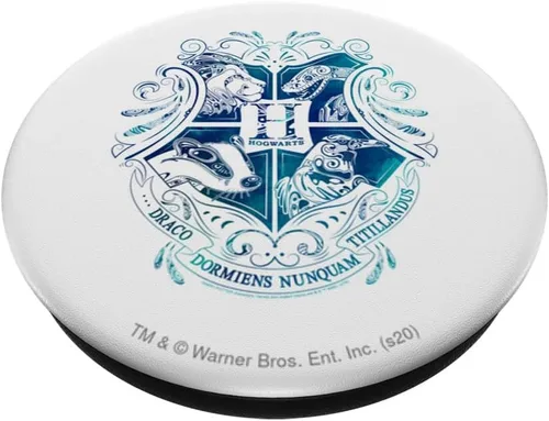 Vista 2 de Harry Potter Hogwarts Water Element Crest PopSockets - Agarre y soporte para teléfonos y tabletas