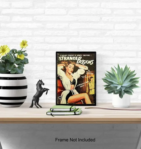 Vista 4 de Arte de pared de ficción lesbiana – Accesorios LGBTQ – Póster de novela romántica – Regalos lesbianas para novia, mujer, queer, gay, bi – imagen