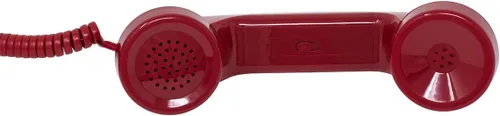 Vista 2 de Teléfono de escritorio industrial sin dial con timbre - ROJO by HQTelecom