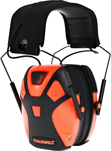 Vista 2 de Caldwell E-Max Pro Electronic Hearing Protection Earmuffs Sound Amplification, Low Profile, for Range Shooting, Hunting