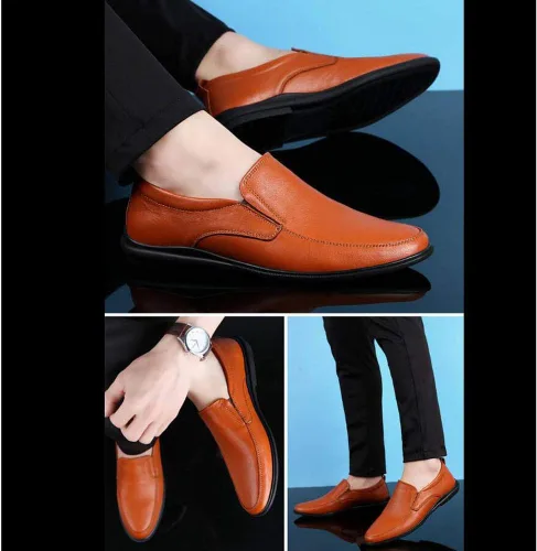 Vista 3 de USANDY Mocasines sin cordones para hombre, mocasines de conducción, mocasines casuales para hombre